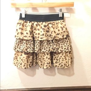 Children’s place 7 / 8 cheetah print skirt